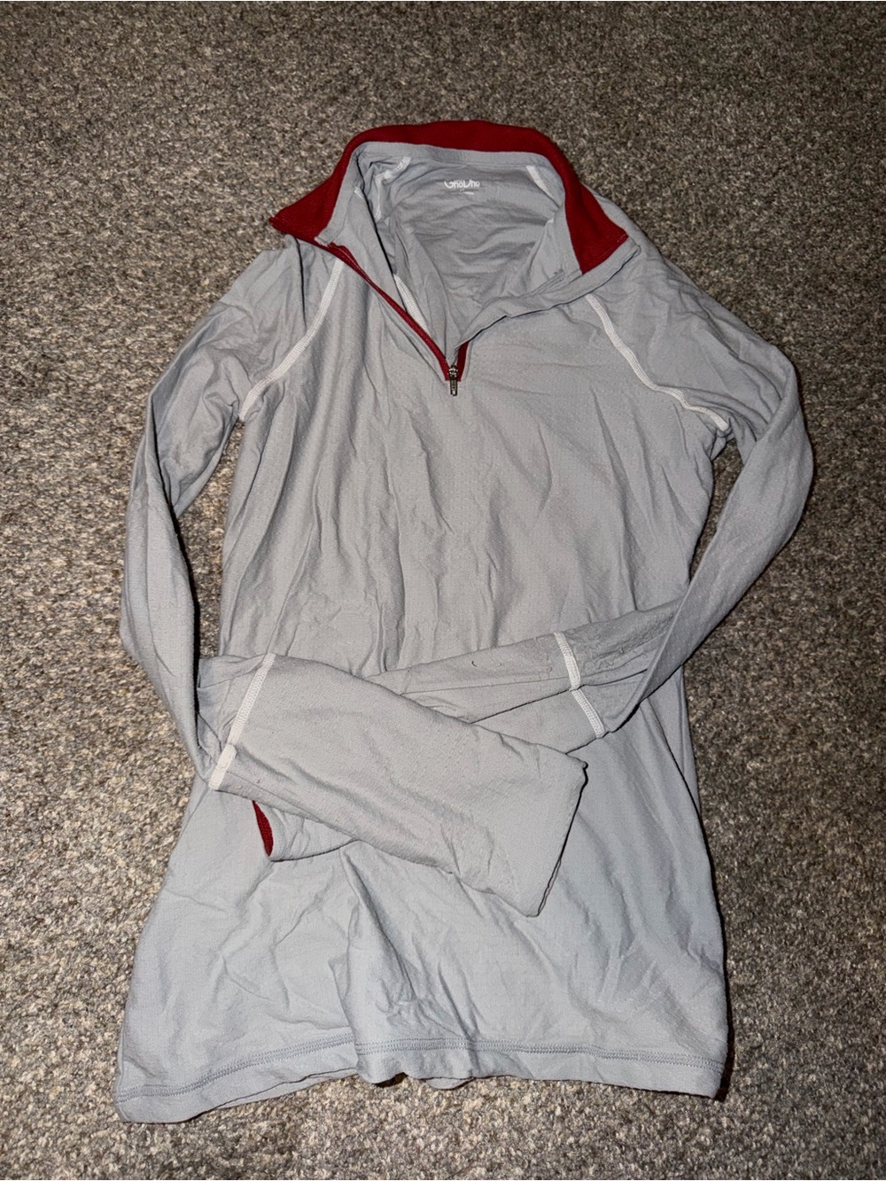 Ghodho Grey/Red Equestrian Sun Shirt